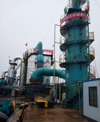 土壤修復(fù)設(shè)備現(xiàn)場總覽圖